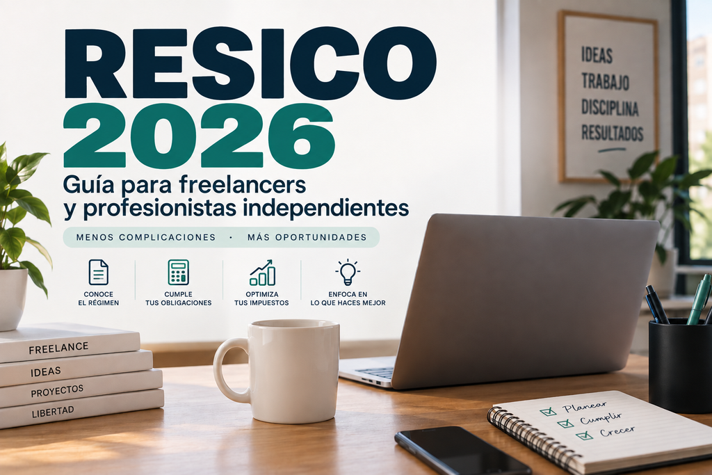 RESICO para freelancers: control de CFDI, cobros e impuestos