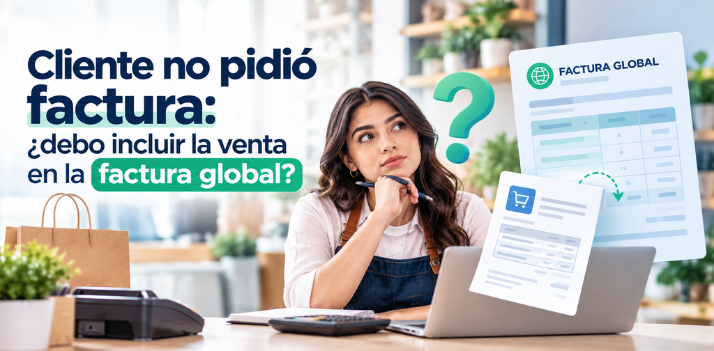 Factura global RESICO: ventas al público en general sin CFDI individual